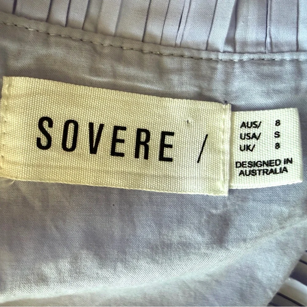 Sovere Studio NWOT Rapture Shift Pleated V-Neck Mini, Lavender, szS - Picture 11 of 15